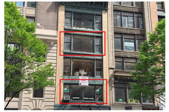 Size: 1,000 SF—4th Floor
Ceiling height: 10'
Currently: HRD International
Possession: Arranged
ADDITONAL INFORMATION :
 High foot traffic area
 Located near the 6, N, R, & W trains
 Steps from Madison Square Park
Info@917.885.4878



