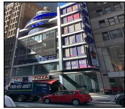 Size:
Floors 2-6 -4,064 RSF—
Roof 4,064 RSF—
Ceiling Height:11 ft
Currently: Vacant
Possession: Immediate
ADDITONAL INFORMATION :
 Ideal Times Square retail & office
space available
 High foot traffic area
 Located near the B, D, F, M, N, Q,
R, W , Path, LIRR & NJ Transit trains
Info@917.885.4878