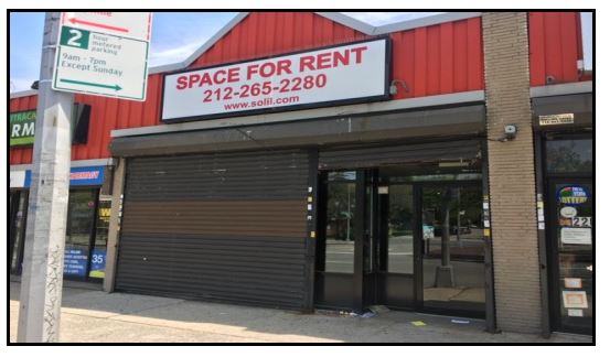 ADDITONAL INFORMATION :
 Strong vehicular traffic
 Prime Queens Village retail space
 Located near the grand central parkway
 Customer parking lot