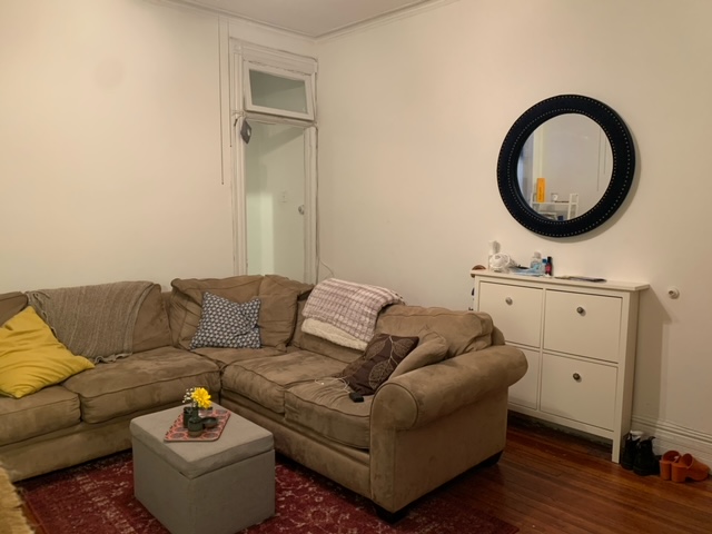 Huge 2-3 bed RAILROAD STYLE apartment located in Uptown Hoboken! Located near all public transportations. This layout can be allocated to roommates but every bedroom is connected. One month broker fee. Available 6/1.