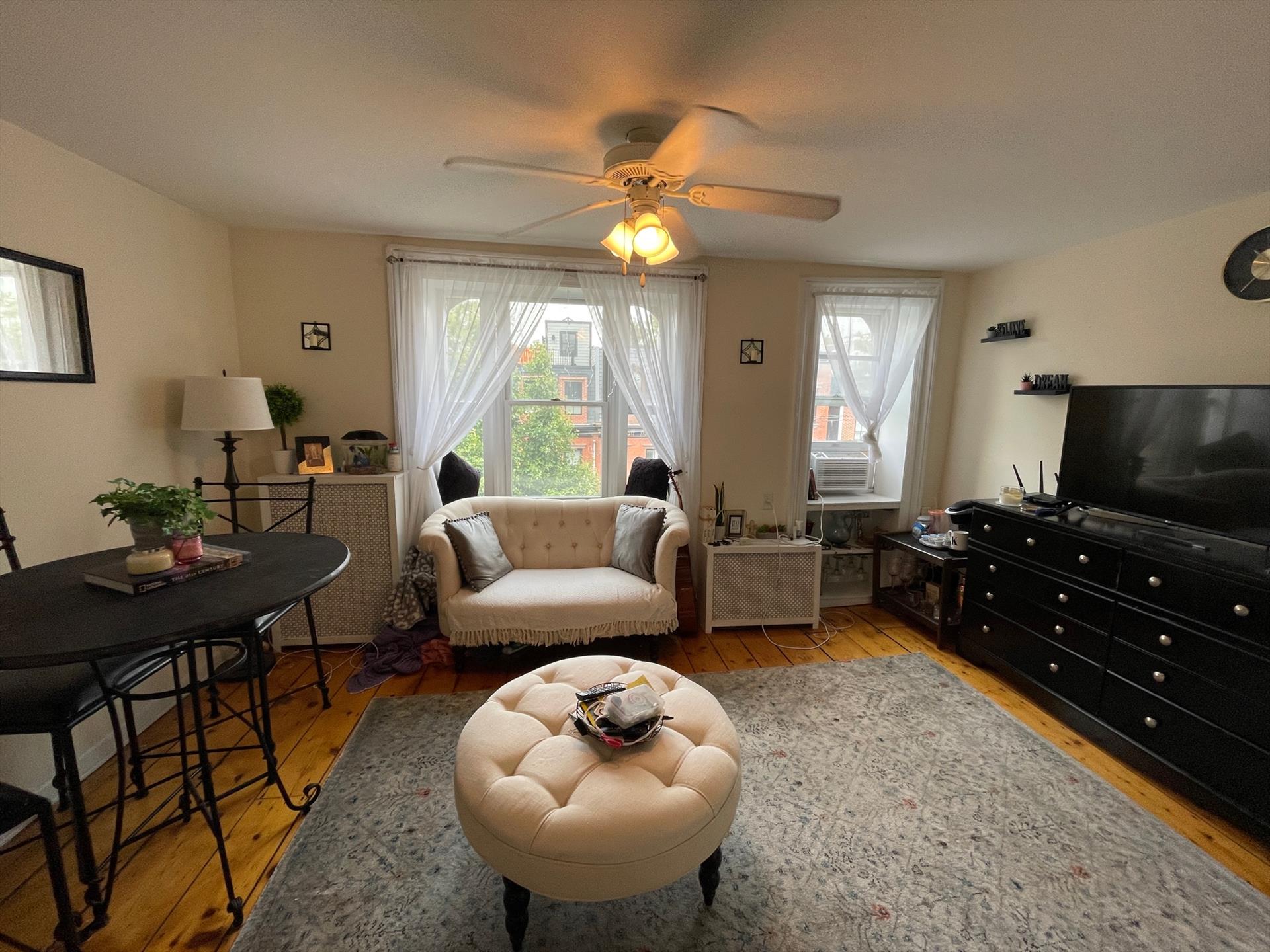 Fantastic deal 2 bed 1 bath apartment located on desirable Bloomfield street! This home features hardwood floors, a good size living area and good light. Both bedrooms will fit a queen and have a closet. Sorry no pets. One month broker fee. Available 7/15.