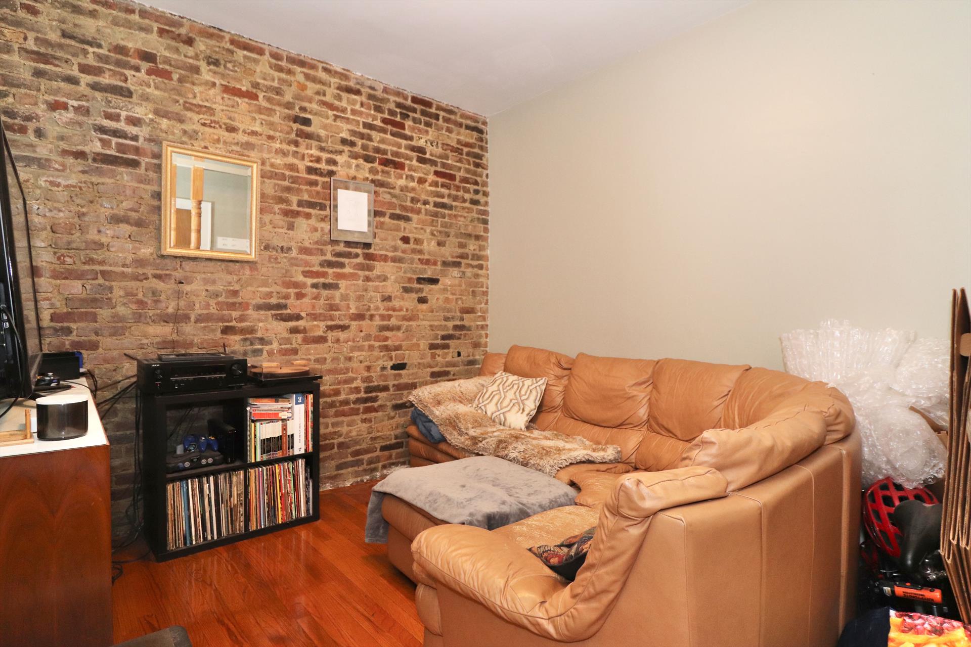 This two bedroom apartment is just a few blocks from the Grove St PATH as well as all of the restaurants and bars in the vibrant neighborhood. Two spacious bedrooms, ample living room, separate dining area, and kitchen with stainless steel appliances including a dishwasher. Hardwood floors throughout. Laundry in the building. Available October 1. Ask to see the virtual tour!