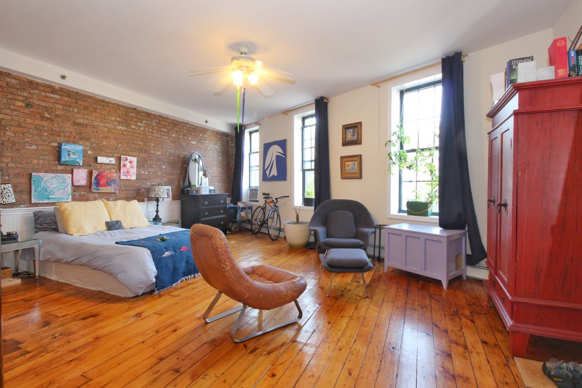 Located on Newark Ave near the Grove St Path station and the pedestrian plaza, this spacious 1000 sq ft layout has two bedrooms plus an office/workspace area, and two full bathrooms. One bathroom is en-suite to the rear bedroom and one is shared off of the living room. Washer/dryer in-unit. Dishwasher, built-in microwave, and granite countertops in the kitchen. There is a separate area off of the kitchen which works for a desk and is a great spot to work from home next to a window. Lots of exposed brick in the oversized front bedroom. The layout works well as either a true 2 bedroom, or a huge 1 bedroom with a separate living room and dining room. Available October 1st! Ask for the Virtual Tour!