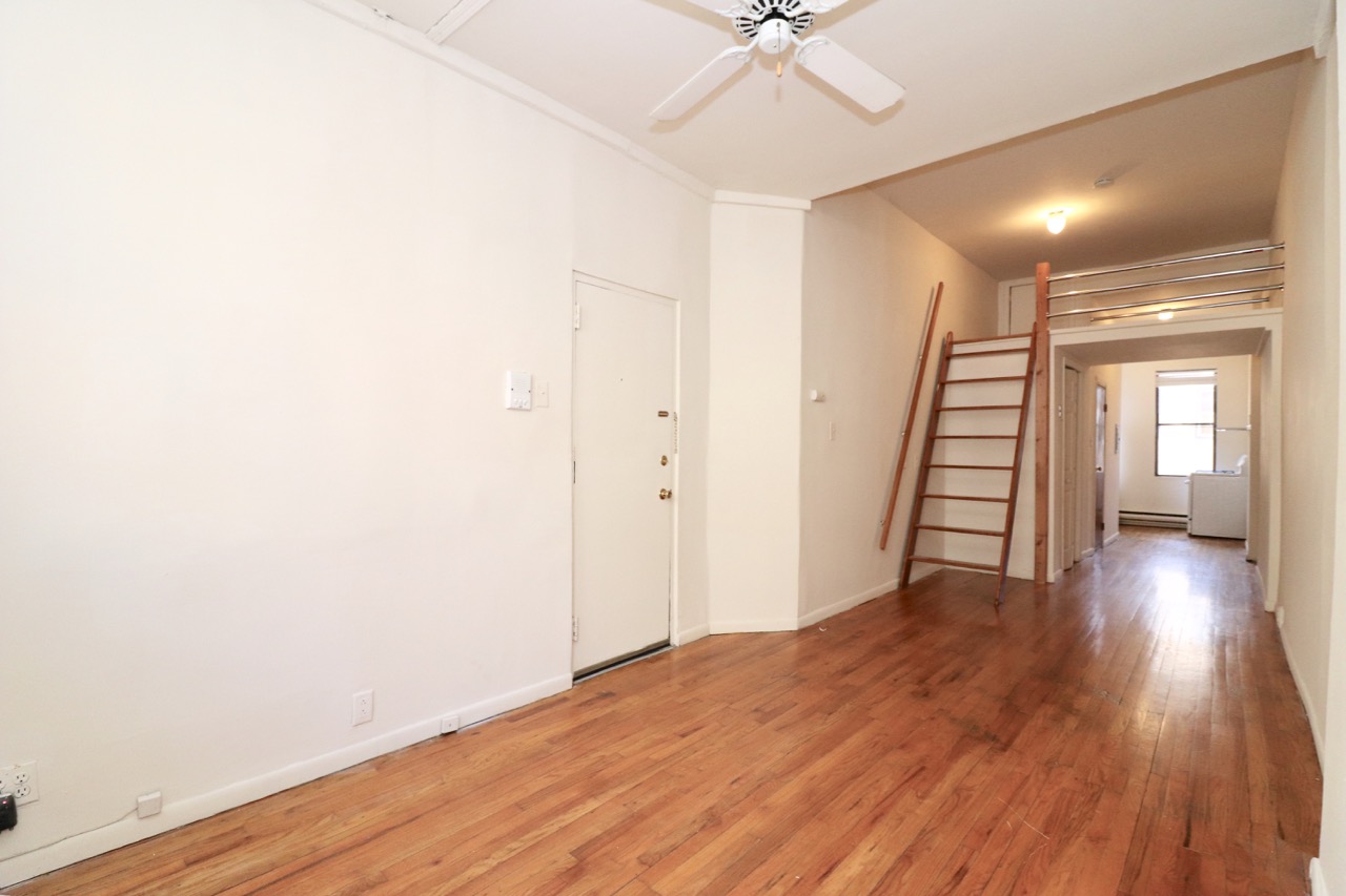 Spacious studio with loft style space. Located in a great Midtown Hoboken location, allowing for easy transportation for commuters who can also enjoy close proximity to great restaurants, shopping, and parks. Access to shared backyard! Available July 1st! 