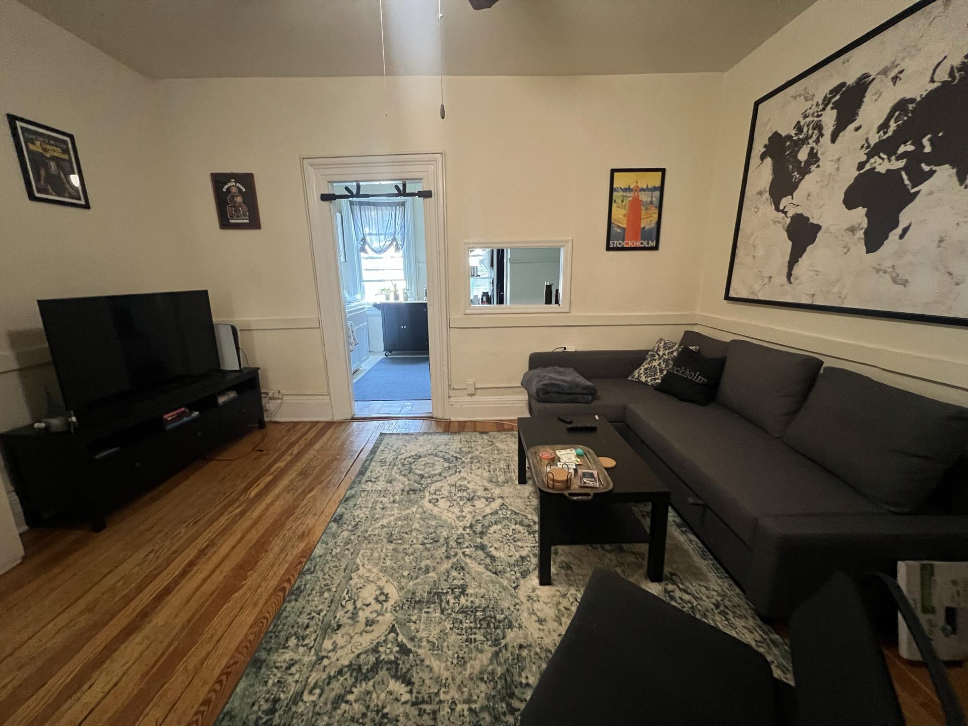 Fantastic deal 1 bed 1 bath apartment located on desirable Bloomfield street! This home features hardwood floors, a good size living area and good light. Lots of closet space. Sorry no pets. Laundry in building. Available 11/1/23. broker fee of 10% of annual rent paid by tenant. 