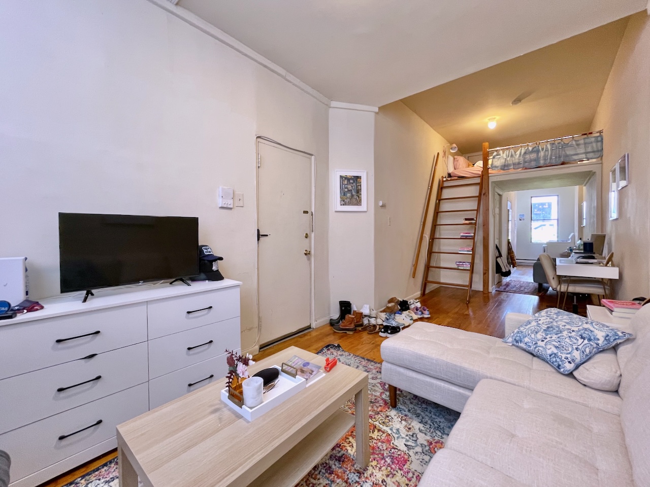 Spacious studio with loft style space. Located in a great Midtown Hoboken location, allowing for easy transportation for commuters who can also enjoy close proximity to great restaurants, shopping, and parks. Available July 1st! 