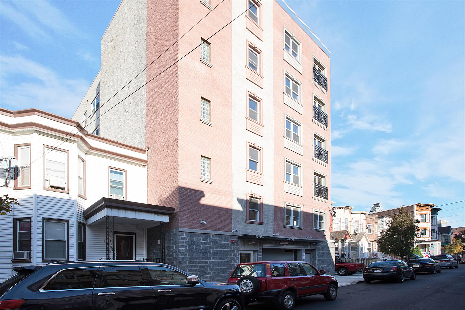 No Broker Fee! This 660sf 1 bed/1 Bath is located in an 18-unit rental building completed in 2017. The 6 story elevator building was solidly constructed with block, concrete and light-gauge steel framing. Located half-block east of the main NYC bus route and half-block west of the city's bustling shopping, dining and entertainment district.  All is residential units feature ultra-modern kitchens with SS appliances, 42" cabinets, Italian marble counters, onyx back splashes, hardwood floors, 9 ft ceilings, Laundry room w/ in-unit washer/dryers + additional storage, central HVAC systems. Photos of samples of the different or similar layouts in the building - not actual.  Available 9/15/24. No Broker fee with 18 month lease.  No Parking available - street parking only!