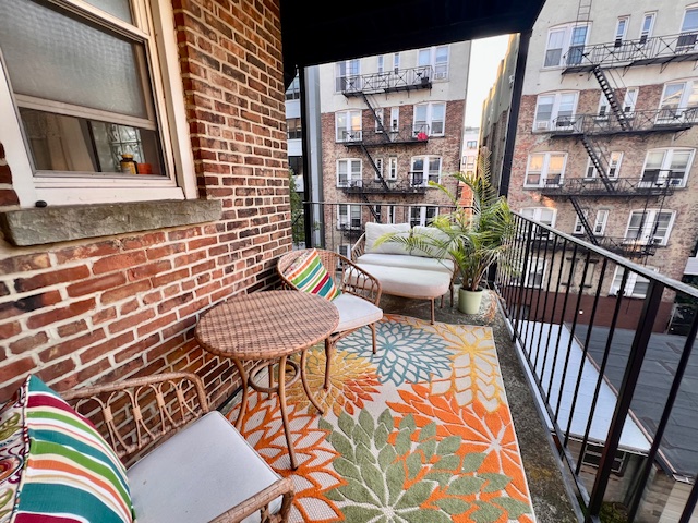 Private outdoor space! Amazing 1 bed , 1 bath in the heart of hoboken! This apartment features hardwood floors, nice layout and amazing location. Available 12/1/24. Tenant pays broker fee.