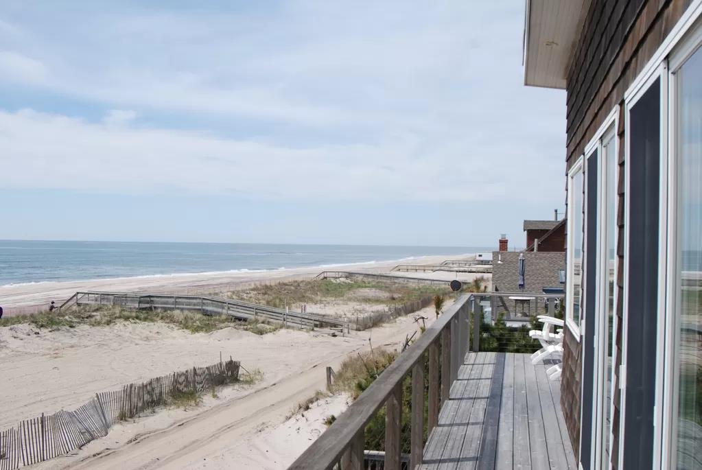 Beachfront home offering 5 bedrooms, two and a half baths, open concept layout with large living room and two deck offering stunning ocean views! Contact Lisa Campbell for more information, 631-583-6100! 
