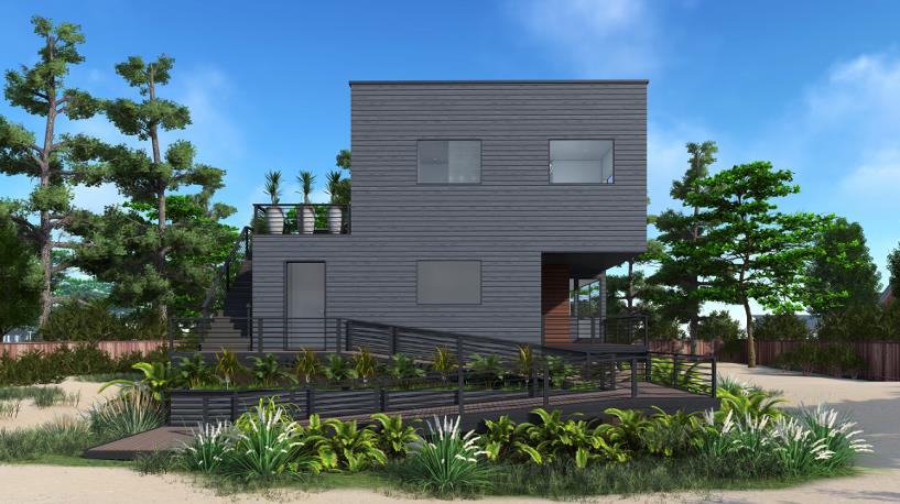 This under-construction, new and modern, upside-down house sits on an oversized 75X100 bayside lot. The home features a spectacular chef’s kitchen with a large island to accommodate all cooking needs. This spacious home boasts 3600 square feet, 13-foot ceilings downstairs, and 10-foot ceilings upstairs. There is plenty of room for entertaining with 4 bedrooms with ensuites including 2 master bedrooms. Enjoy direct access to the heated saltwater pool from the upstairs master bedroom and roof deck with breathtaking views. With over 1400 square feet of decking, an at-home gym, a bar area, surround sound in the living room and den, and 2 outdoor showers this spectacular home satisfies all your needs. 
