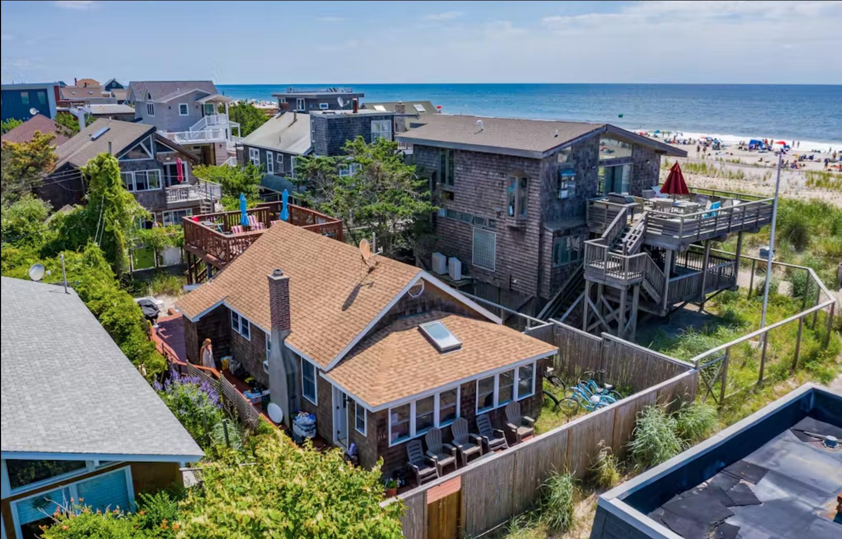 246 Cottage Walk <br>
Escape to paradise in this delightful 4-bedroom, 1.5-bathroom beach house located in the heart of Ocean Beach. Just one house off the ocean, this coastal retreat combines charm, comfort, and unbeatable proximity to the beach.
The main living space is bright and airy, perfect for entertaining. The fully equipped kitchen makes meal prep a breeze. Four spacious bedrooms, each thoughtfully designed with cozy beach vibes, and a unique sleep porch offer a serene spot for dining or relaxing.
Step outside to your private roof deck, where you can soak up the sun, enjoy panoramic views, or unwind as the ocean breeze surrounds you.
This home offers the quintessential Fire Island experience—peaceful, relaxing, and steps away from the water. Whether you’re enjoying beach days, exploring the charming town of Ocean Beach, or simply relaxing at home, this property is perfect for unforgettable coastal living.
Contact us today to learn more or schedule a showing.