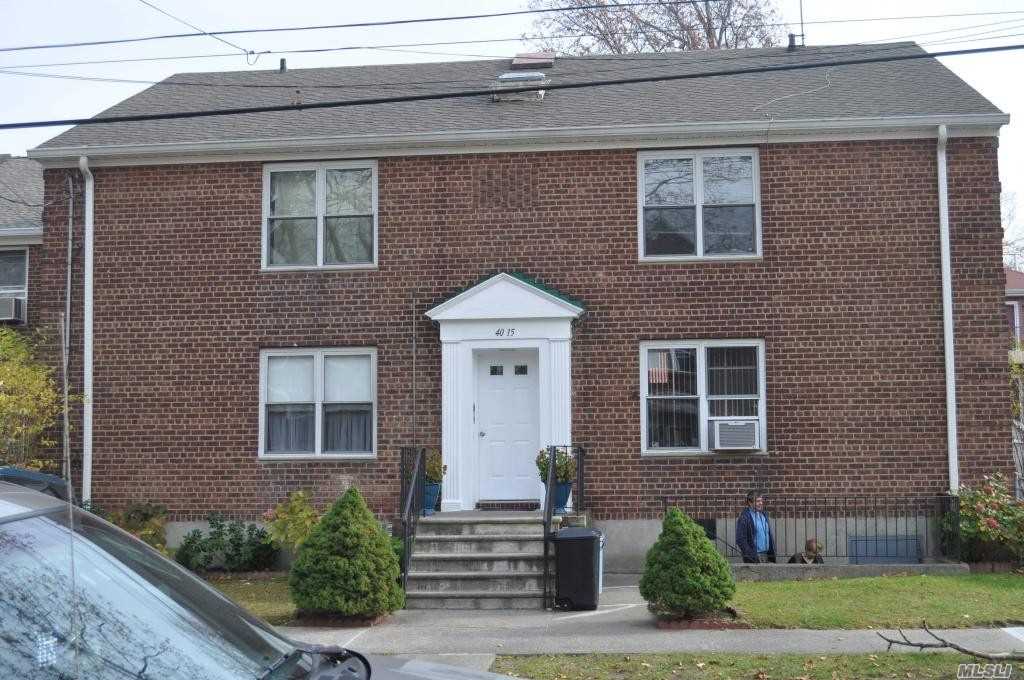 Beautiful 2 Bedroom Garden Apartment For Rent In Flushing; Features Living Room, Dining Room, Kitchen, & 1 Full Bath. Hardwood Floors Throughout. Landlord Pays Gas, Heat & Water. Very Close To Auburndale LIRR, Transportation & Shops. Great Location!