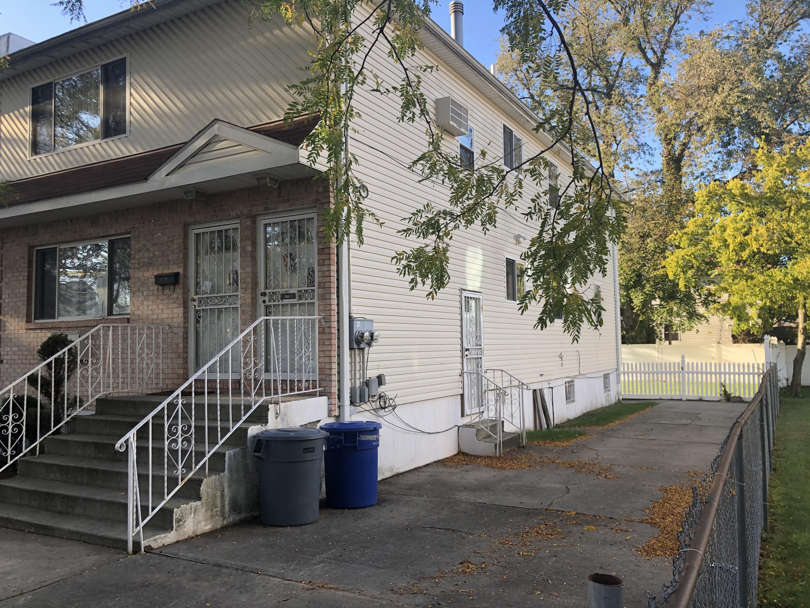This young 2 family home has 3 BR , LR , DR , Kitchen and 2 full Bath on each floor with full finished basement. The house has been updated with new kitchens, Bathrooms, flooring and more. It offers a huge and beautiful backyard and Large driveway. Near all. Great price for quick sale.