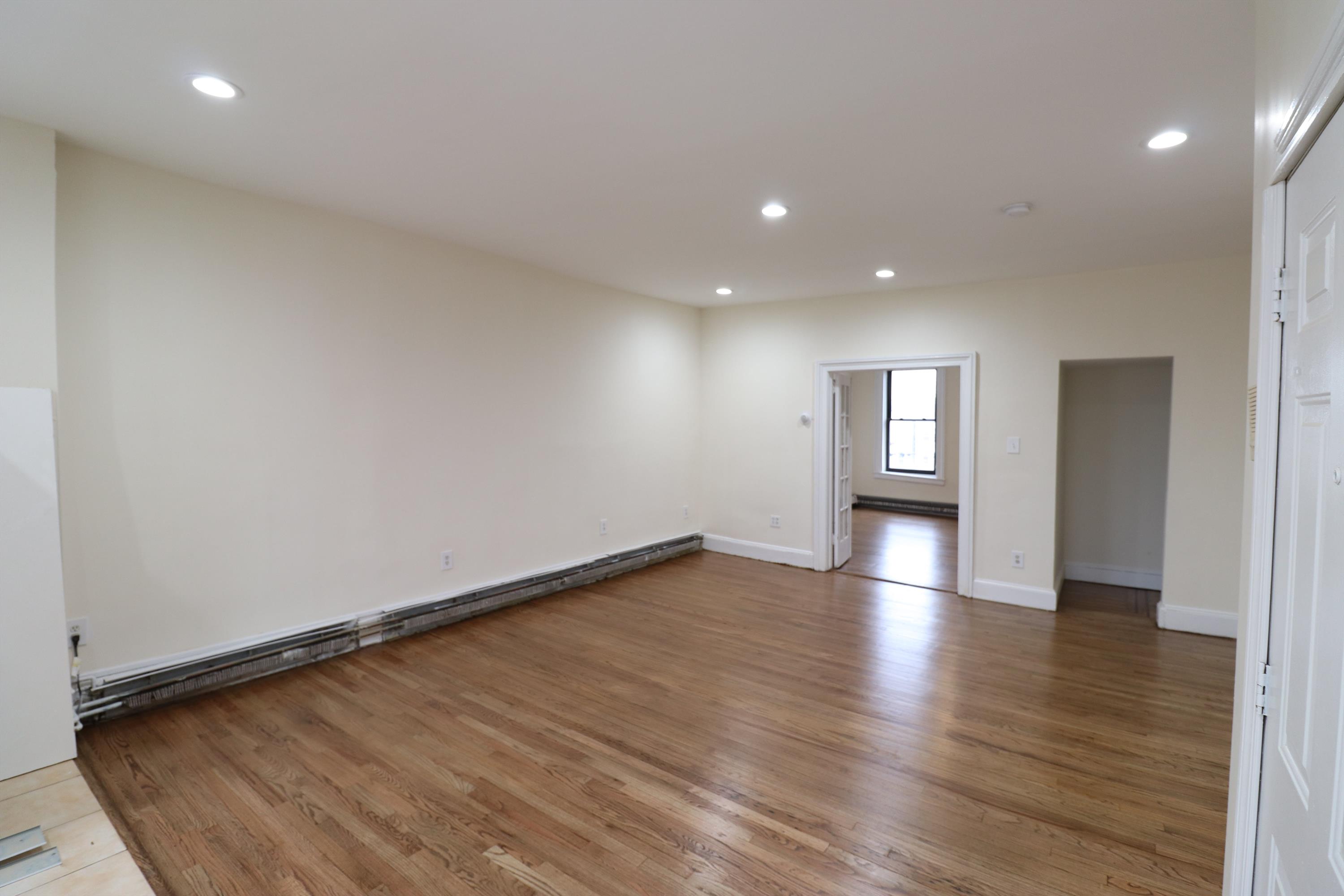 **NO BROKER FEE** Great deal two bedroom one bath with a fantastic open layout! This unit features great light exposure and hardwood floors. This is a fantastic deal in a good centralized location in Jersey City Heights with bus stops within 1-2 blocks away, close to Riverview Park and the 2nd street light rail station right down the Hoboken steps. Available Feb 1st 2021. No Pets