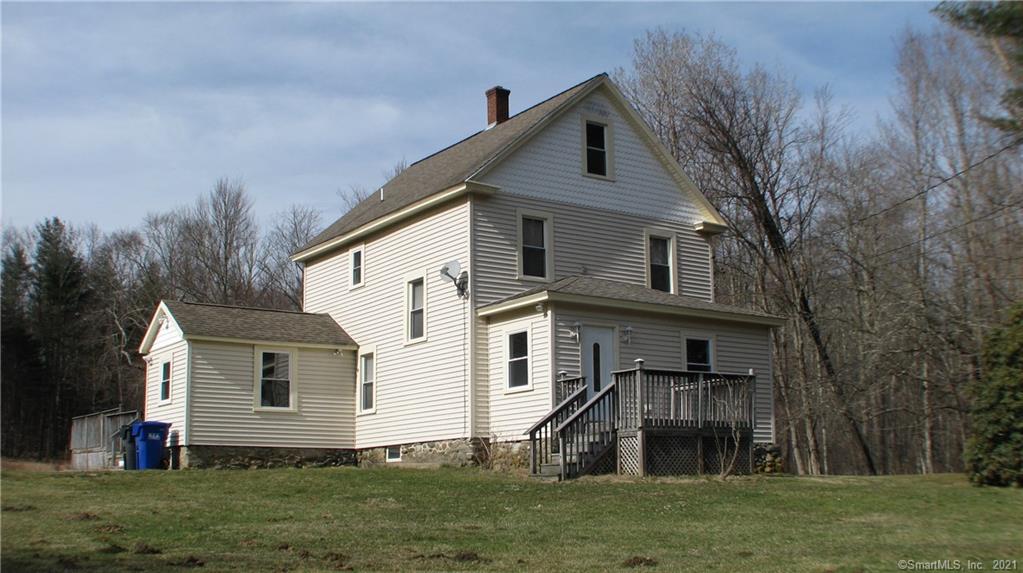 EARLY 1900'S SINGLE FAMILY HOME ON A TOTAL OF 58.9 ACRES. IMAGINATION NEEDED HERE DUE TO ITS STRATEGIC LOCATION. EXTENSIVE ROAD FRONTAGE ALONG ROUTE 118 PLUS DIRECT VISIBILITY OF ACREAGE BORDERING THE NORTH BOUND LANE OF ROUTE 8. SUBJECT PROPERTY HAS 3-SEPARATE ASSESSOR FIELD CARDS. THE HOUSE IS SITUATED ON 32.5 ACRES, OF WHICH 23.6 ACRES ARE IN FOREST CLASSIFICATION. THE SECOND FIELD CARD DENOTES 21.5 ACRES AND ALL ARE IN FOREST LAND. THIRD CARD REFERENCES 4.93 ACRES IN FOREST LAND AS WELL. IN TOTAL THERE IS APPROXIMATELY 1, 500' OF ROAD FRONTAGE ON ROUTE 118. THE ASSESSMENT AND TAXES ON THIS DATA SHEET IS FOR ALL THREE PARCELS. THIS PROPERTY IS ALSO IN THE MLS UNDER LAND - CTMLS LISTING #170178356