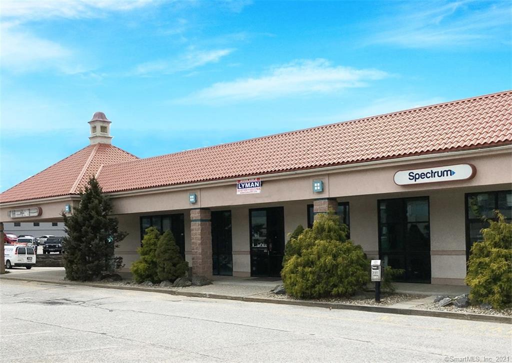 Centrally located retail/office/food service space on Route 32 (W. Main Street) across from the DMV, minutes from busy Route 6 highway entrance. 2, 000 sf, with Front entrance. Located among dozens of major retailers, grocery stores, offices, etc. Close to Eastern Connecticut State University and the University of Connecticut. Was most recently a pizza restaurant. The restaurant equipment has been removed. Counter remains. 2 Handicapped bathrooms. Additional 2, 000 sf is available adjacent to this space at the same lease rate see MLS listing 170434498. Lease Rate $18.75/sf+ NNN. Owner is a licensed real estate broker.