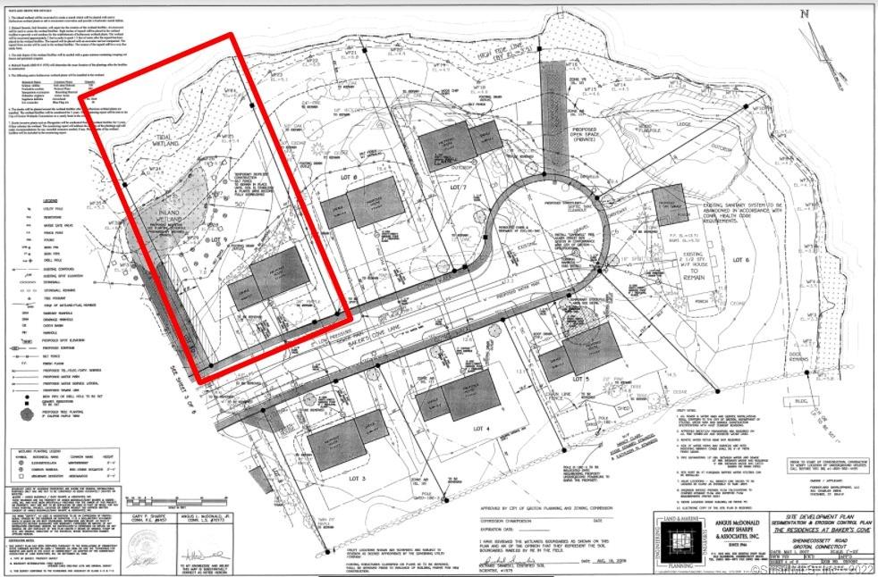 Spectacular Waterfront Lot w/ Panaromic Waterfront Views of Bakers Cove! City Water & City Sewer! All approvals are in place! Just bring your plans! Beautiful Location in the private Bakers Cove Lane Subdivision w/ a Neighborhood Dock. Bring your boat! Just steps from Avery Point, Shennecosset Golf Course & Eastern Point Beach! It is a great time to build your Waterfront Dream Home! We are always here to help!