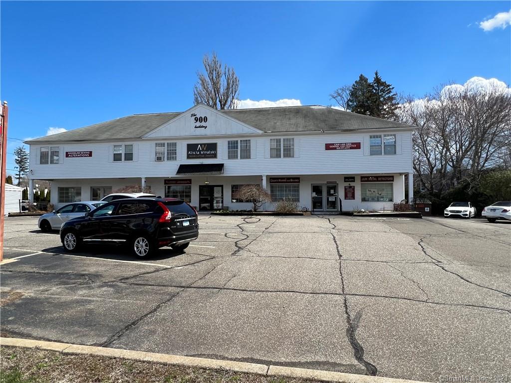 Office space available in newly refurbished commercial building in the heart of Old Saybrook. Second floor has individual offices approximately 600 SF at $1, 500/month (all utilities included). Ample parking on site. Multi-tenanted and completely renovated building. Offering some free rent depending on lease terms. Great visibility. Close to I-95.