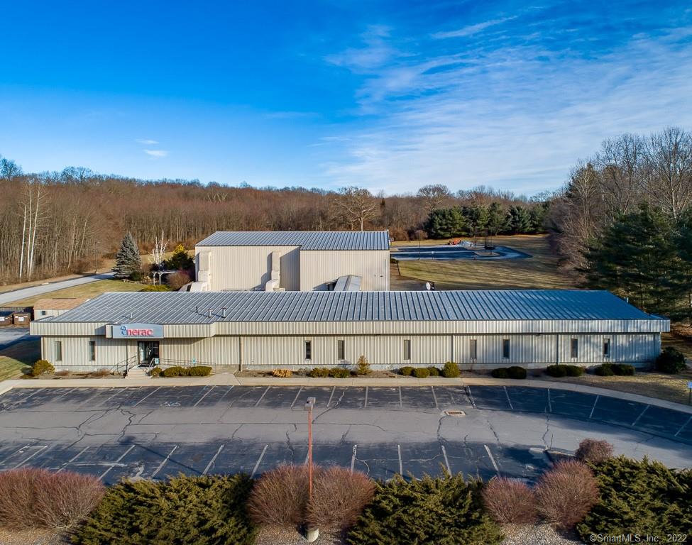 Class B Office Space located on Rte 195 in Tolland, 1 mile from I-84 and 5.5 miles from UConn Storrs. Building houses the research and advisory firm Nerac and is located in the Technology Campus Zone. Multi-purpose office space also supports several startup companies within a Venture Incubator capitalizing on the proximity to the UConn Storrs campus and the growing emphasis on the successful commercialization of new innovations and emerging technologies coming from university research and student focused entrepreneurial programming. The property can used used for the following designations either through a Permitted Site Plan or a Special Permit: Retail, Personal, & Professional Service, Hospitality, Commercial Office, Commecial Laboratory & R&D, Residential & Mixed Use Development, Institutional, Public & Recreational, Agriculture & Natural Resources.