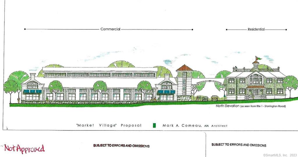 PRIME LOCATION on busy Route 1. 7.23 Acres located in the GC-60 (General Commercial) zone with 725 feet of Road Frontage. PHASE 1, 2 AND 3 AVAILABLE. October 19, 202 Town of Stonington Wetlands Approval Letter attached. Cleared wetland in the front were approved to be filled. See attached This offering includes an appx. 4, 000 sq ft retail building and shed. Located just past the Masons Island light. Many Uses: Retail/Wholesale, Condominiums, Office Building, Boarding/Tourist Homes, Single Family/Duplex Housing, Restaurant, Financial Institution, Day Care Center. Available for re-development. Level Lot. Being sold As Is. Cherenzia Engineering - Sergio Cherenzia Lead Engineer. Thomas F. McMorrow, P.E., LEP Environmental Engineer. A significant amount of engineering and documentation already complete. Call for details.