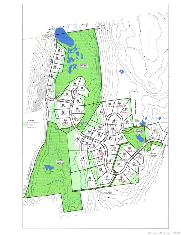 BUILD YOUR DREAM HOME....Owl Ridge (formerly Carriage Crossing), a subdivision in a forested area...166 acres with 45 homesites...lot sizes range from an acre plus to six acres plus...It 8 to 10 miles to I-84 and approximately 30 minutes to downtown Hartford...UCONN is only 15 minutes away...utilities are available and the lot is shovel ready and needs only your builder to get started.