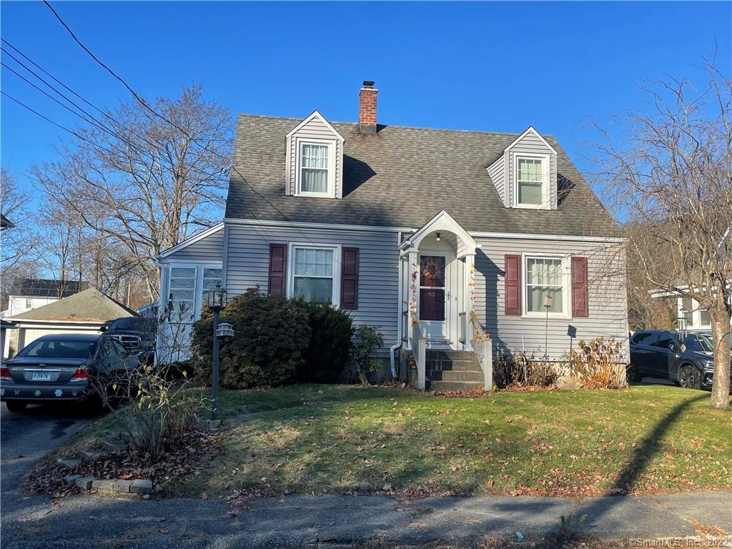 This adorable 2 bedroom cape is an amazing investment opportunity. Currently rented out and ready for its new owner. Your first steps in from the side porch will be greeted by the spacious kitchen open to the dining room. As you further enter the home there is a full bath in the hallway leading to your large living room with enough room to make a office corner or book nook. Up the staircase you have another full bath dividing your 2 bedrooms. In the basement there's also a built in bar. The next highlight for this home is the garage that is bigger than the house itself. With 13+ ceiling and a studio room area. There's also a phone/intercom in the kitchen wired to the workshop in the garage. This home has so much to offer. Don't miss out on this fabulous opportunity!