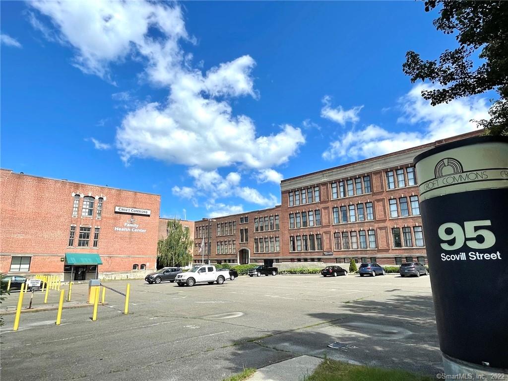 [1st Floor 4000 +/- SF]  First Floor Unit & 3rd floor space available ((Total Up to 9, 000 +/- SF, CBD Zoned) Gated Parking Spaces Surrounded by new developments Only a few mins away from intersections of I-84 & Route 8 Near by: Brand new Post University's new office with 400+/- employees, Webster Bank Office, Near hospital, University of Connecticut (UCCON), University of Connecticut's new dorm, The Brown Building-College Attendants Living with 98 +/- Parking spaces can be negotiated separately.