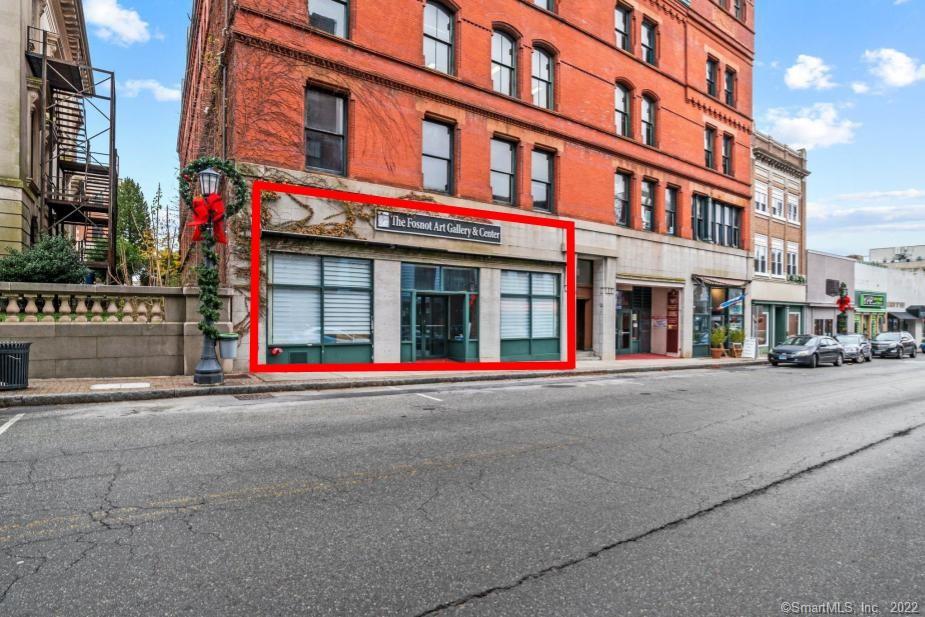 Approximately 1, 435 SF first-floor retail or office unit for lease at Harris Place, a beautiful and historic mixed-use building in the heart of downtown New London. Great visibility on State Street. Large windows with natural light. Mostly open space with a smaller, separate back room/office. Located in a CBD-1 (Central Business District-1) zone. The building's internal amenities include a library/reading room, a conference center, and a glass-roofed atrium seating area. Residential apartments are being constructed as well. Elevator access to all floors. Outdoor patio area. Conveniently located next to city hall, just two blocks from the Thames River waterfront and the Cross Sound Ferry. Great views of the city and the waterfront from most upper floor units. Surrounded by restaurants and local amenities. The post office, multiple public parking garages, and an Amtrak station are seconds away. CBD-1 zoning's purpose is to ...provide for and encourage a variety of retail businesses, business and professional offices, service businesses, entertainment and cultural establishments Join New London's incredible business, arts, and education community, which includes Merrill, Morgan Stanley, Connecticut College, the U.S. Coast Guard Academy, and General Dynamics/Electric Boat. Other units available.