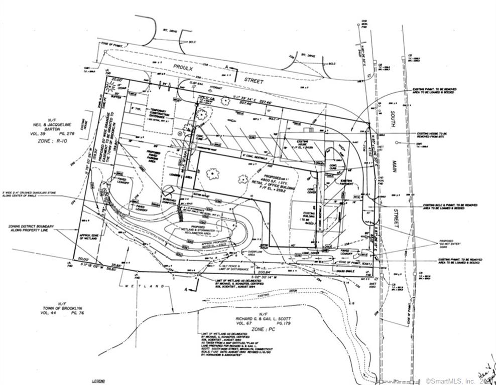 Bring your ideas for this commercial lot, centrally located in a high traffic area located right off route 6. Was previously approved for a 4800 sq.ft. retail/office building with two cutouts as an entrance/exit. Several options for commercial use such as retail shopping, office space, farmers market, restaurant, and more in the zoning regulations.