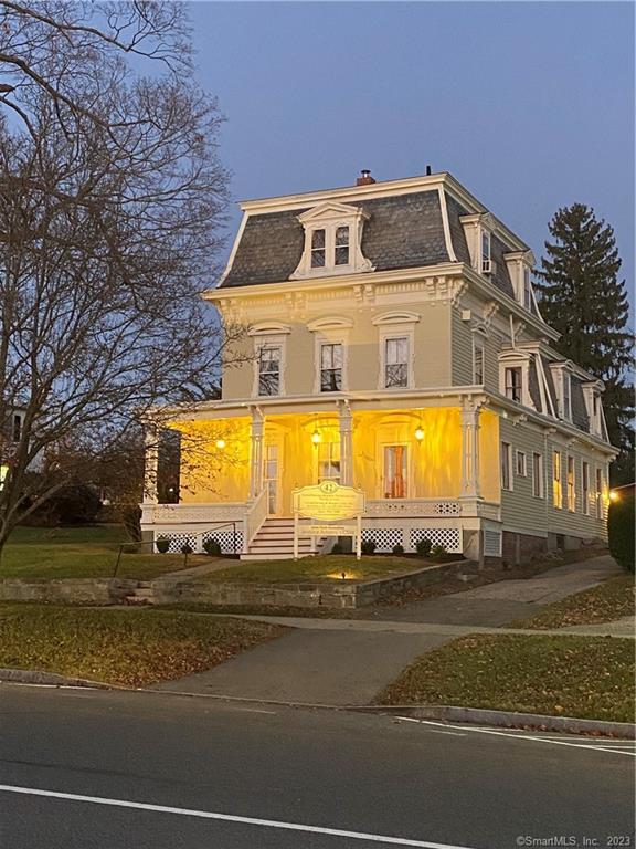 Greek Revival house in a beautiful location on the New Milford green being used as offices. Single room office available with wood floors and shared bathroom. Heat, A/C, electricity, water and sewer included! Central but quiet location for a small business.