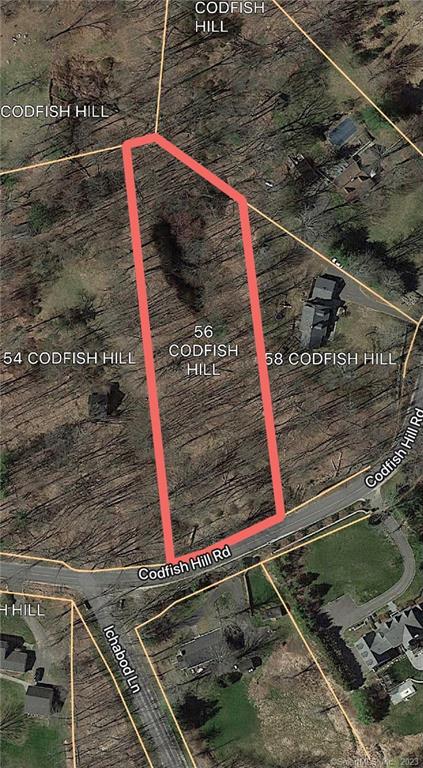 Build in the quiet and beautiful Codfish Hill neighborhood of Bethel. Level lot with site plan for a 4 bedroom home. You are only minutes away from shopping and restaurants.