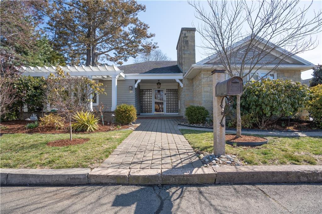 SHOWINGS BEGIN 4/2: No Flood insurance necessary! Picture-perfect light filled location inside and out! Imagine being only steps from your own beach and Long Island Sound; in a neighborhood that affords access to a premier golf and tennis club. Now close your eyes as you enter this tastefully and architecturally re-designed ranch that takes one floor living to new heights including a freshly painted 2nd floor bonus room (study, office, guest room) and makes entertaining a wonderful experience. The open concept flows seamlessly from Living Room to expanded custom designed kitchen and dining area out to the four seasons sunroom, which fills the house with more light and could function as a formal dining area, or entertainment center. This 3/4-bedroom three bath home has been renovated with a view toward modern living. The outdoor patio is perfect for spring, summer and fall, alfresco dining, sunbathing, and cookouts. The primary bedroom suite boasts a huge walk-in closet, and completely renovated bath with dual head shower and freestanding tub. The seller has spared no expense in transforming this property. Close to I95, Shoreline east, and New Haven, New York, and Boston!