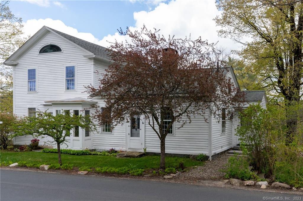 Introducing 474 Smith Hill Road, a captivating circa 1828 Center Chimney Colonial-style home nestled in Litchfield Hills. This charming property sits on a 5-acre lot in Colebrook, offering Norman Rockwellian views of the historic town center. Immerse yourself in nature with a private pond and perennial wildflower garden. Walk to in-town amenities and explore nearby destinations like Norfolk CT and Great Barrington. Ski at local mountains in winter and discover the beauty of the Litchfield and Berkshire Hills in summer. Inside, enjoy a cozy fireplace, original antique features, a spacious kitchen with modern appliances, and upgrades including electric, plumbing, and a whole-house generator. Experience the perfect blend of history and modern amenities, just a two-hour drive from New York and Boston. Don't miss this opportunity to own a piece of paradise at 474 Smith Hill Road!