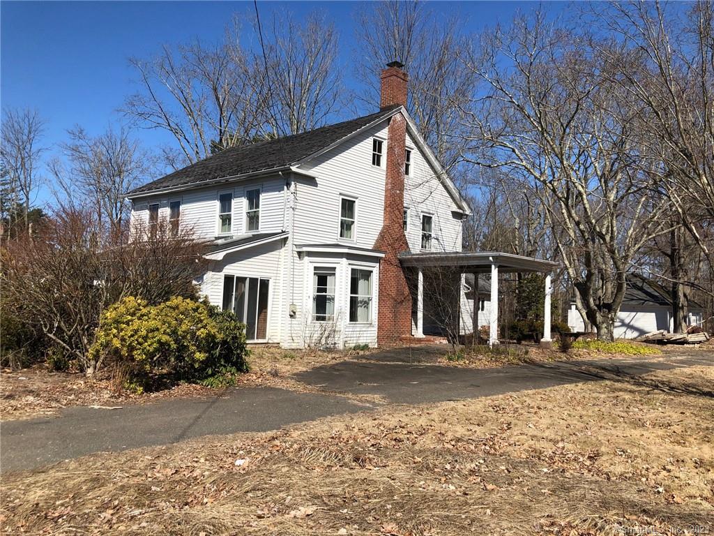 Great opportunity for a developer to develop this 1.6-acre parcel near the main intersection of Salmon Brook and East Granby Road. Several new businesses located on the east and west side of the site. Westfield Bank is the abutting neighbor. Great opportunity!! Water and sewer are connected to the existing house. The main intersection is being completely reconstructed. The value is in the commercially zoned land. The seller started renovations but were not completed.