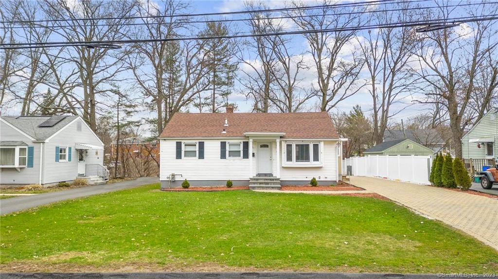 Totally renovated 3 bed, 2 bath home in quiet Wethersfield neighborhood! The naturally bright and spacious floor plan is perfect for entertaining guests. The kitchen features shaker-style cabinets with granite countertops, stainless steel appliances, and Kohler fixtures. Oak hardwood floors throughout the home. Private primary suite bathroom has marble countertops while the guest bathroom is accented with porcelain tile and stand-up shower with glass door. The basement utility room holds the washer and dryer and also has room for extra storage. Additional house amenities include breakfast bar overlooking the living room, custom paver driveway and large back yard.