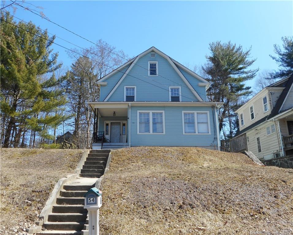 Spacious 3 Bedroom Colonial located in the North End situated on a large .6 acre lot. The main level features an eat in kitchen, large formal dining room, half bathroom, a large living room & a sweet covered front porch. Wood floors and original wood trim. The 2nd floor offers 3 bedrooms, good closet space & the full bathroom. Large attic with pull down stairs great for storage. Nice yard with a shed. Great opportunity for a 203K or Rehab loan. Bring your imagination, needs some TLC, a little updating will go a long way in this classic Colonial. Property sold in as-is condition. Will not qualify for a government loan. Cash, Conventional or Rehab financing only. Sale is subject to Probate Court Approval and lender approval of Short Sale. Buyer is responsible for paying 3% processing fee to short sale negotiation company. Please do not walk on the property without scheduling an appointment.