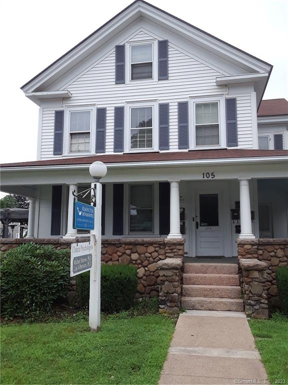 Downtown Guilford, professional office unit, historic building, hardwood floors, new carpet in hallways, convenient location one block from Guilford Green, close to route 1 and on site parking. Minimum one year lease.