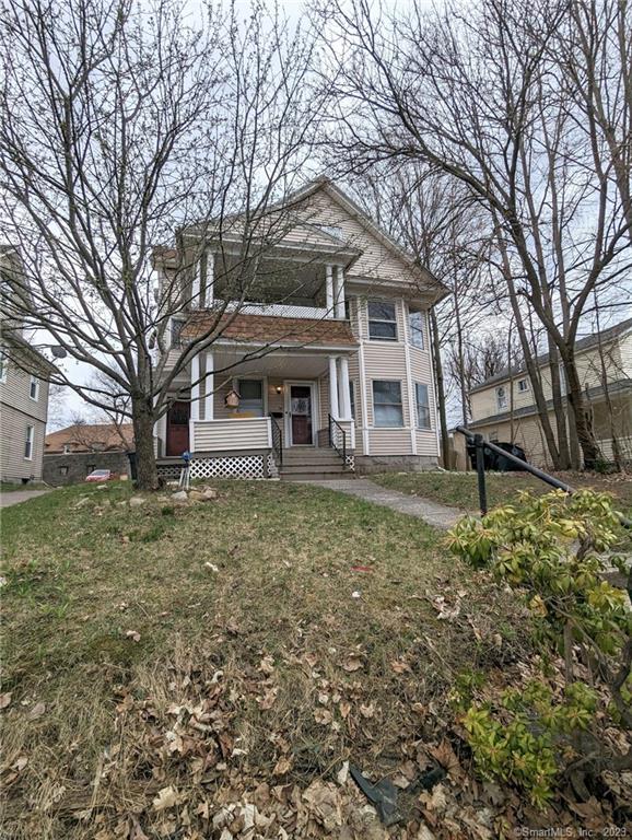 Brand new roof 50 year roof with transferable warranty! New furnaces. Hardwood floors recently refinished. Move in ready 3 unit! 3 bedrooms, one bath in each unit. Newer kitchen and bathroom on first floor. Tall ceilings and a spacious feel in each unit. Ready for FHA/CHFA loans.