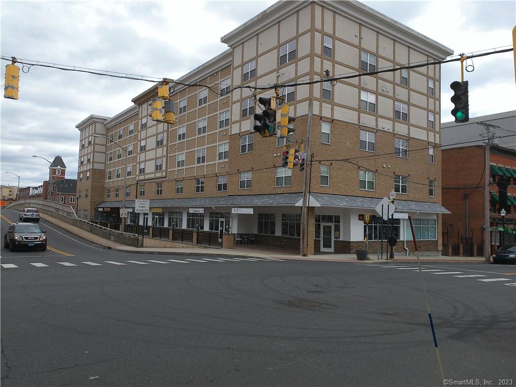 New Retail/ Office Space available located in Downtown Shelton!!!! This landmark space has 116 units, 6 retail spaces, and comes with 170 Built in potential clients!!! Bring your business or medical practice to the prestigious Bridge Street Commons!!!! Use this space full 2, 112 SF office space or take the 1200Sf Store front on the corner of Howe Avenue. This space offers 8 private offices and a break area w/ microwave. Looking for a upgrade? Impress future and present clients with this upscale office space. Yoga, Dentist, Financial services, Medical professionals, and all businesses looking to make a footprint in downtown Shelton are welcome to apply? This is a rear and great opportunity that will not last long!