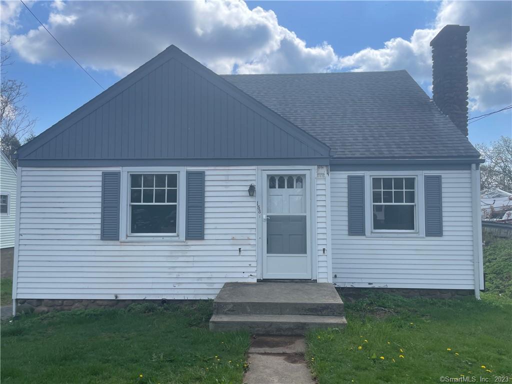 3 bedrooms, 2 down, 1 up, 1 bath home, small dining room, laundry hookups and 1 car in basement, oil heat/ hot water. Livingroom with wood burning fireplace. 2 months security, background/credit check and 1 year lease required.