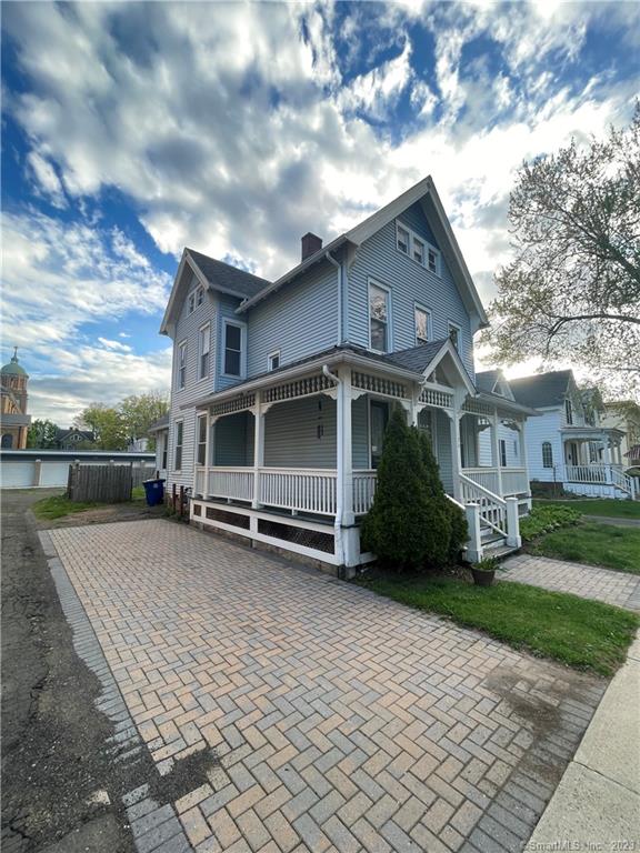 LARGE SINGLE-FAMILY HOME WITH BACKYARD! Welcome to 126 Lawrence St, a charming and beautifully maintained colonial home located in the highly sought-after neighborhood of East Rock. This home offers 3 levels of living space including the finished attic currently used as a large bedroom with hardwood floors throughout. The first floor offers 1 or 2 bedrooms, half bath, and a beautiful eat-in kitchen overlooking the backyard. The second floor offers an additional 2 bedrooms and 2 full baths. Lastly, the finished attic with high ceilings could be used as another bedroom if desired or transformed into a home gym, office space, or anything the heart desires. Basement features high ceiling.Outside, the backyard is a private oasis with a lush lawn to relax in and play. Private parking available on the paver next to the house.Situated in a prime location with high walkability (88 walk score), easy car access (private parking), bus (Yale Shuttle + CT Transit), and train access. This home is blocks away from award-winning restaurants, cafes, and all that New Haven has to offer. Local favorites include Atticus Market, Caffe Bravo, P&M Market, Pantry, and Hachiroku. Don't miss out on the opportunity to make this stunning house your own!Lease & property management in place until 7/31/23 at $3, 950/mo and $4, 250/mo for 8/1/23-7/31/24. 4-car garage on 99-year lease.